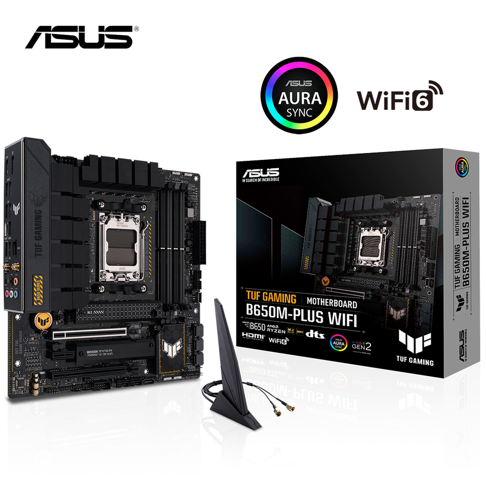 AMD Ryzen 7 7800X3D R7 7800X3D +ASUS TUF GAMING B650M PLUS WIFI