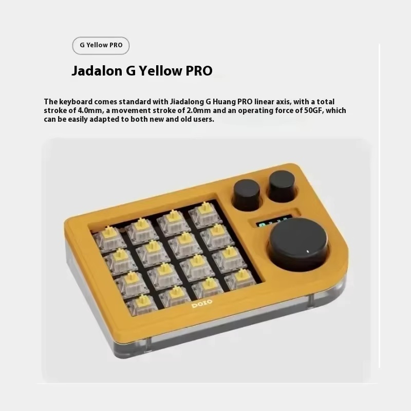 DOIO KB16B-02 Designer 16 Key Mechanical Keyboard Bluetooth 2-Mode