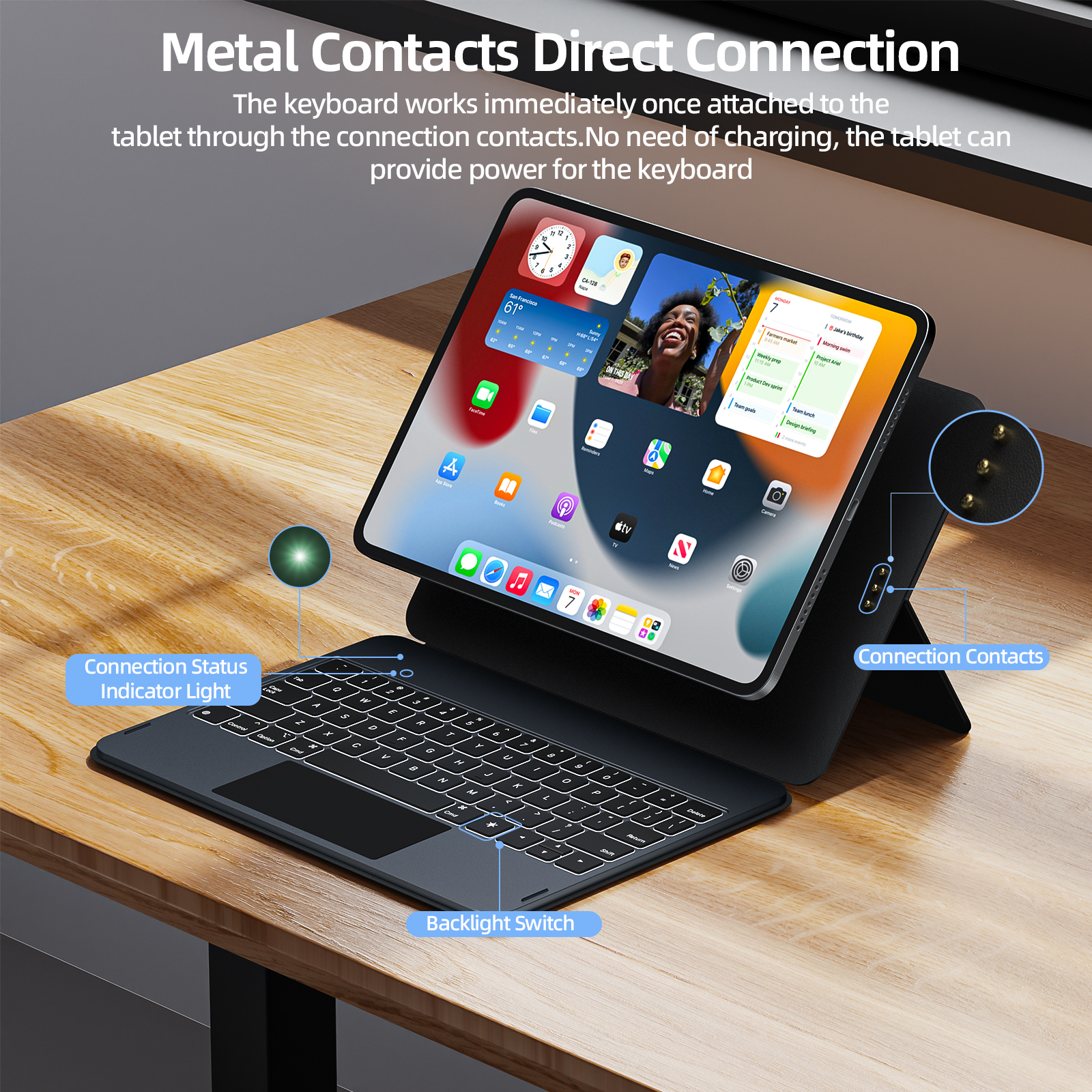 GOOJODOQ マジックキーボードケース iPad Pro 11 2024 iPad Air 4 5 6