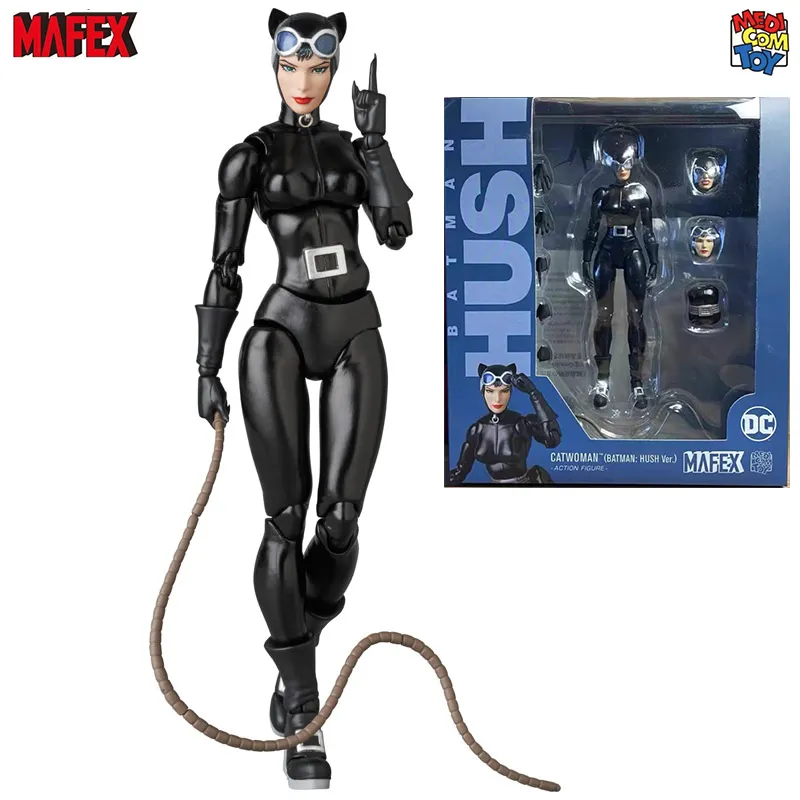 In Stock Original Medicom Toy MAFEX 123 CATWOMAN HUSH Ver Anime