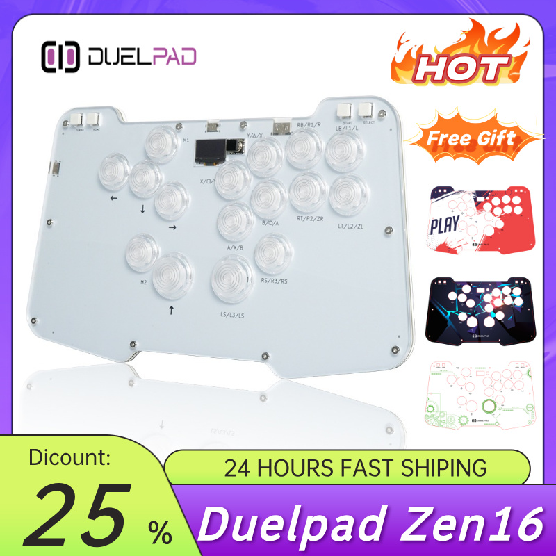 Duelpad Zen16 Ergonomic Leverless Controller Based On GP2040-CE