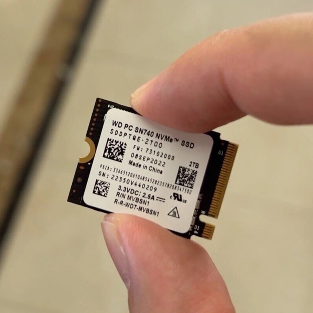 新しい WD SN740 2TB 1TB 512GB 256GB M.2 NVMe 2230 PCIe4.0x4 SSD