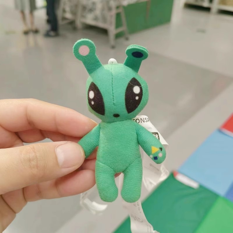 Jiya aftonspirv-エイリアンスペースマンペンダント、バッグの装飾