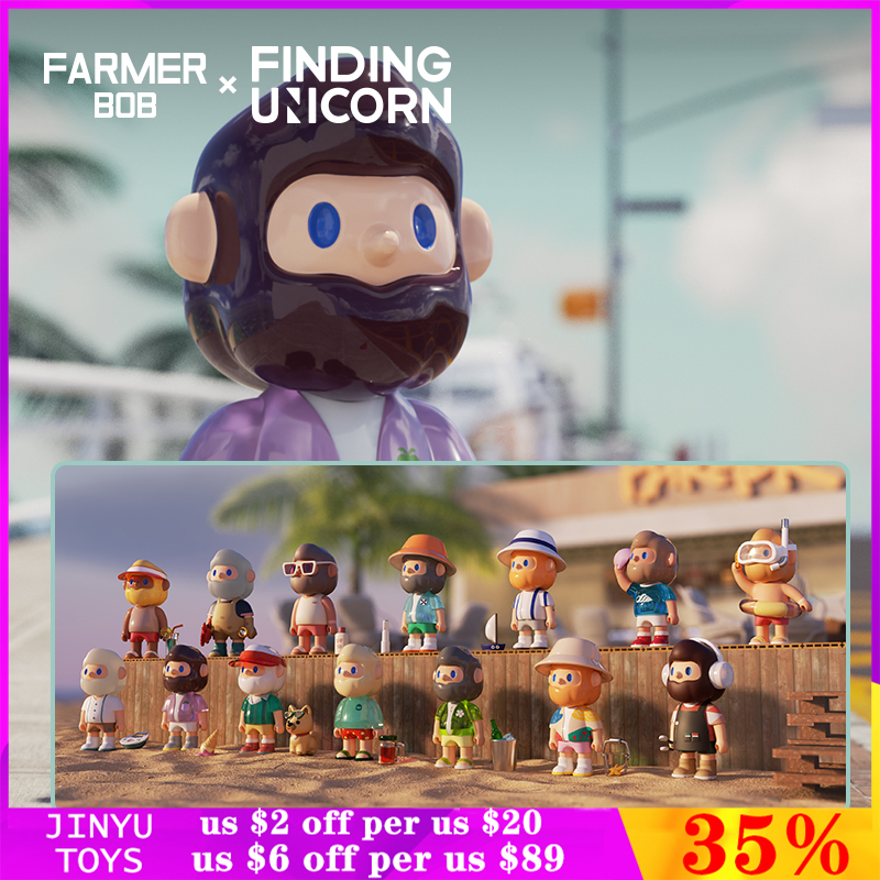 Original F.UN FARMER BOB Island Series Mystery Box Action Figure