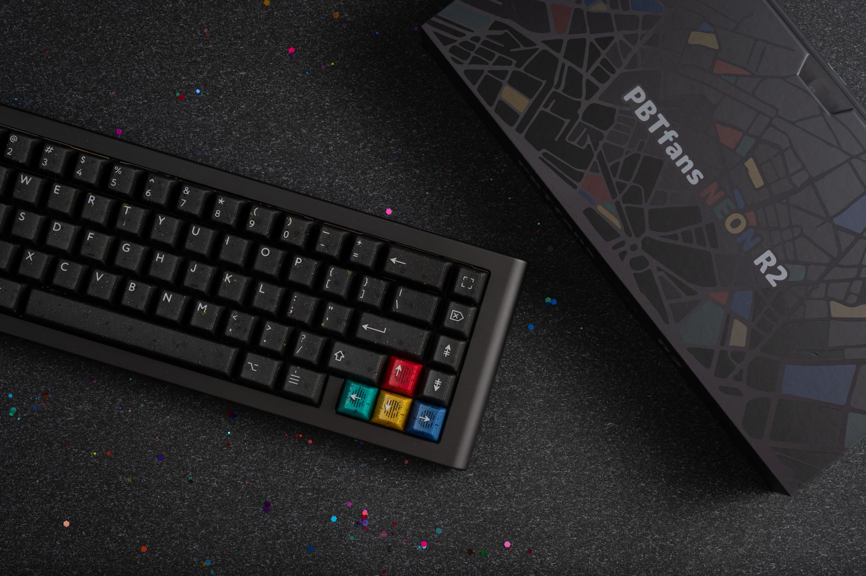 Child kit] PBTfans Neon R2 ABS Doubleshot Cherry Profile MX-style