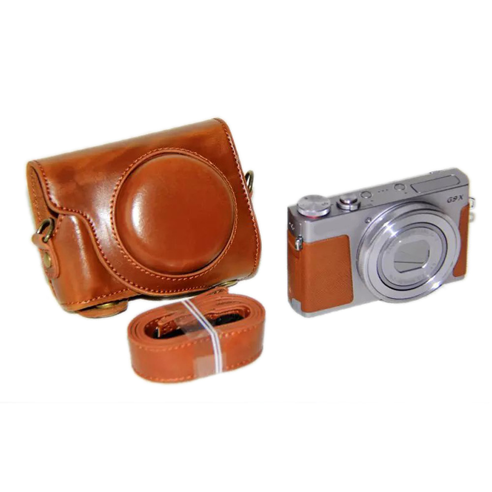 PU Leather Case for Canon Powershot G9X Mark II G9X2 G9XII S90 S95