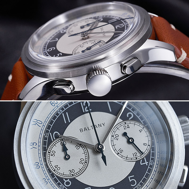 Tuxedo Chronograpl Retro Watches S5050 VK64 5ATM Waterproof