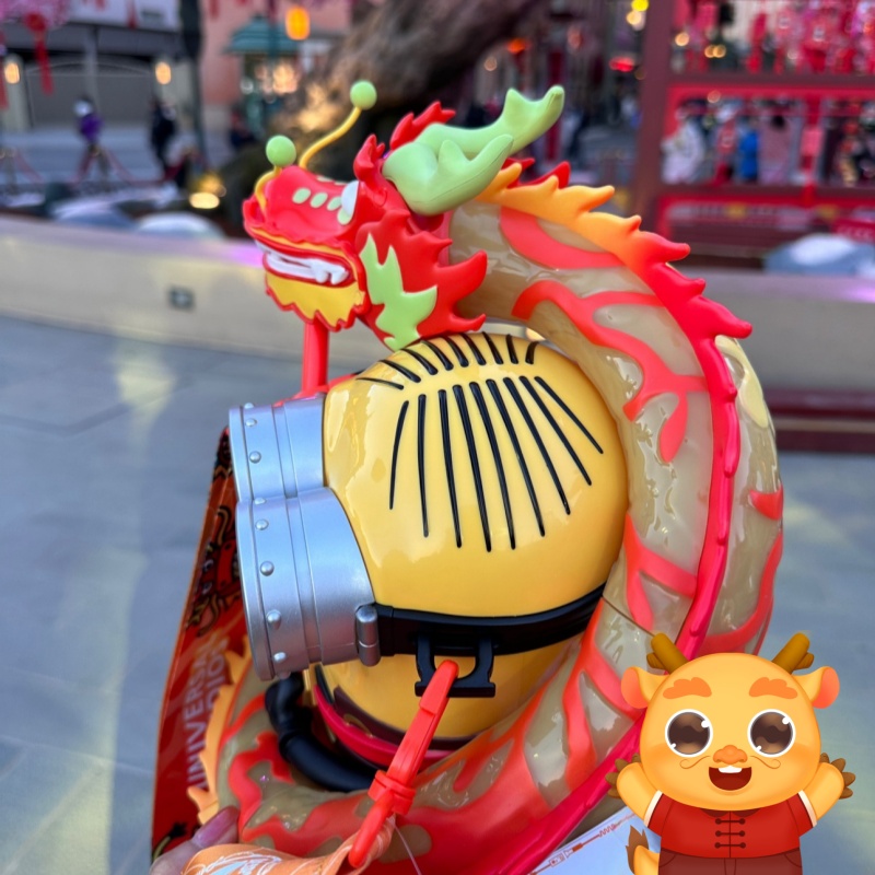 数量限定ドラゴン型ポップコーンバケット 数量限定ドラゴン型