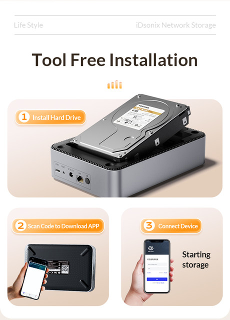iDsonix ID25 パーソナルクラウドストレージ iDsonix ID25 & ID35