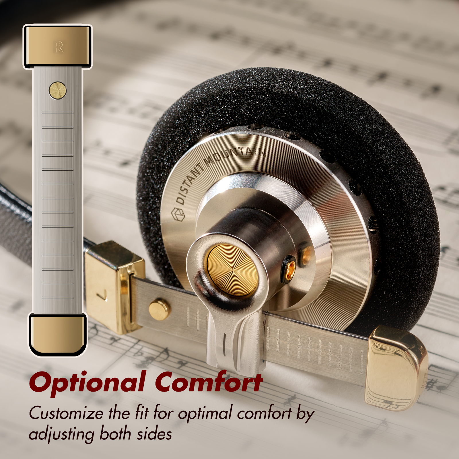 ROSESELSA 遠山レトロ オンイヤー有線ヘッドフォン ファッショナブルな