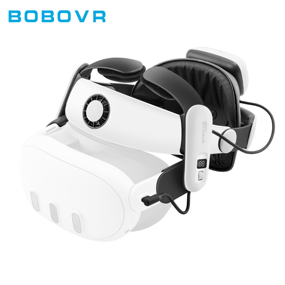 BOBOVR S3 Pro Super Strap Compatible with Meta Quest 3 with Head
