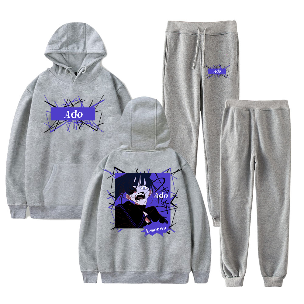 Ado Usseewa Wish Tour Hoodie Jogger Pants Two Piece Set