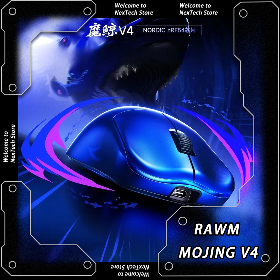 RAWM LEVIATHAN V4 Wireless Gaming Mouse Native Dual 8K Lightweight