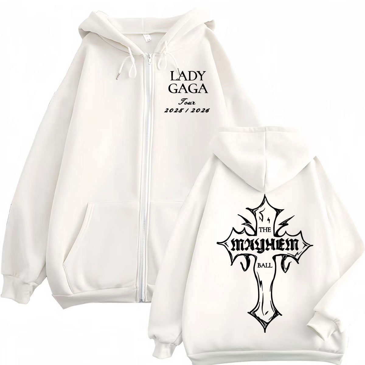 LADY GAGA MAYHEMBallグッズ ジップアップパーカーXXL Lady Gaga The