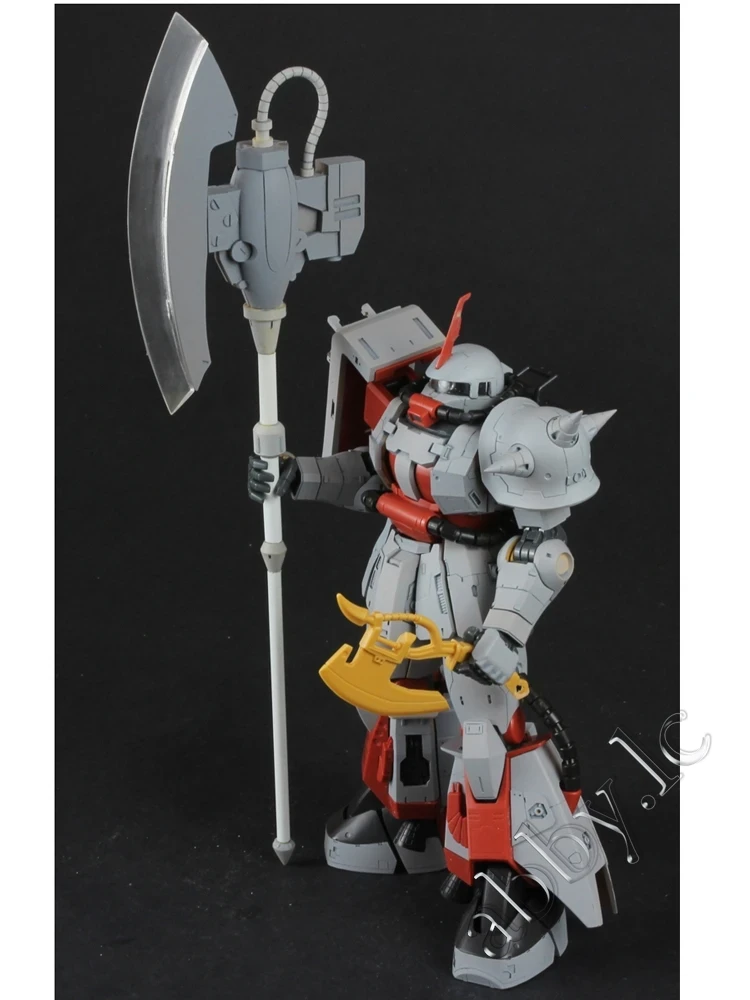 巨大なヒートホークレジンキット,mg 1/100, MS-06R-1A,zaku ii,高移動