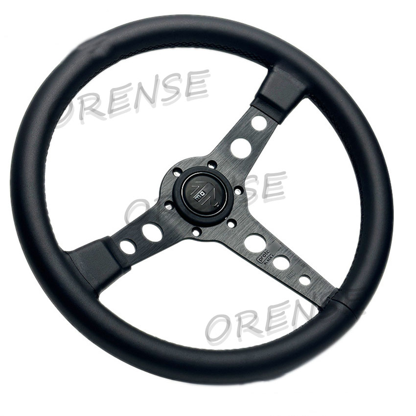 14 インチブラックエディション MOMO スエードレザーステアリング