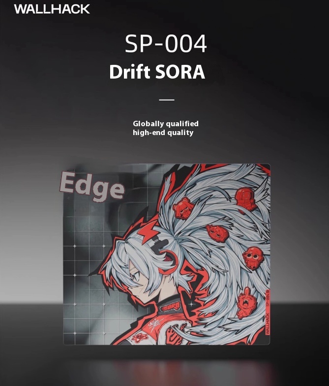 Replica WALLHACK SP-004 DRIFT SORA Glass Mousepad Smooth Mousepad