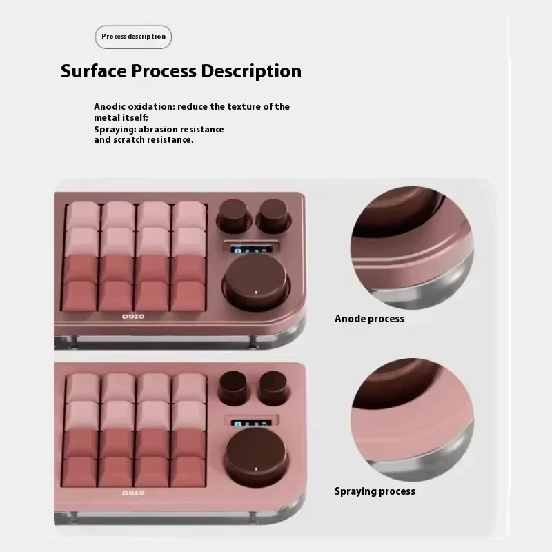 DOIO KB16B-02 Designer 16 Key Mechanical Keyboard Bluetooth 2-Mode