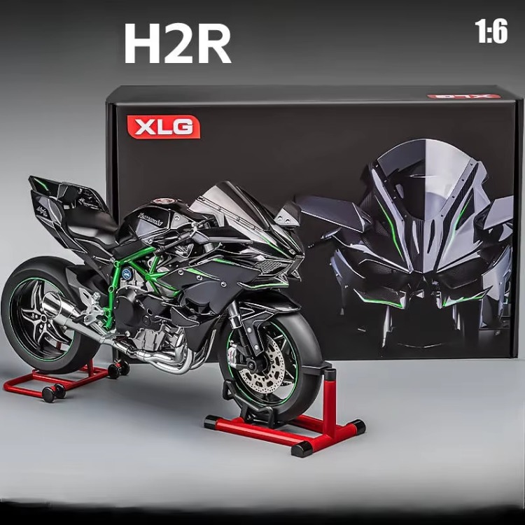 XLG 1/6 カワサキ ninja H2R カーボン仕様 ギミック搭載 XLG製 川崎