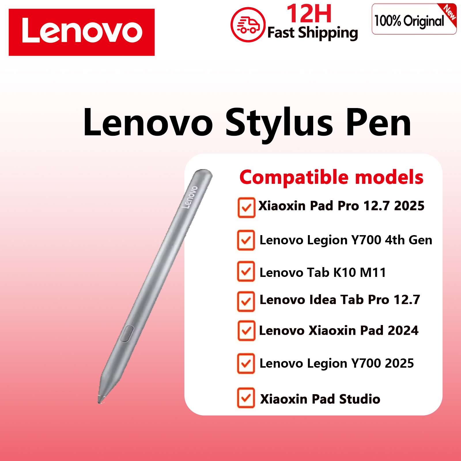 Original Lenovo Stylus Pen for Legion Y700 2025/2023 Xiaoxin Pad
