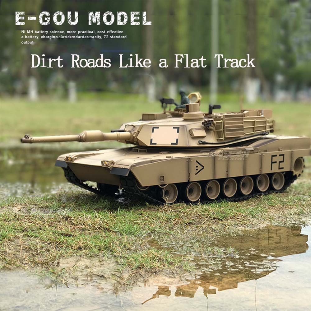 Henglong-ラジコン戦車モデル,おもちゃ,リモコン,軍用戦車,砲塔,反動