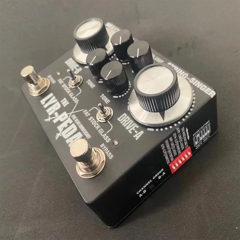 LY-ROCK Guitar Pedal, New Version King Tone Duellist OVERDRIVE