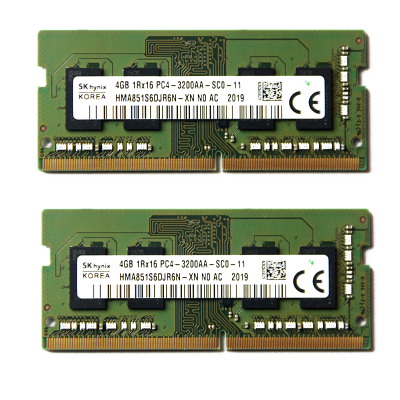 Sk ハイニックス DD4 4 ギガバイト 8 ギガバイト 3200MHz RAM 1Rx16