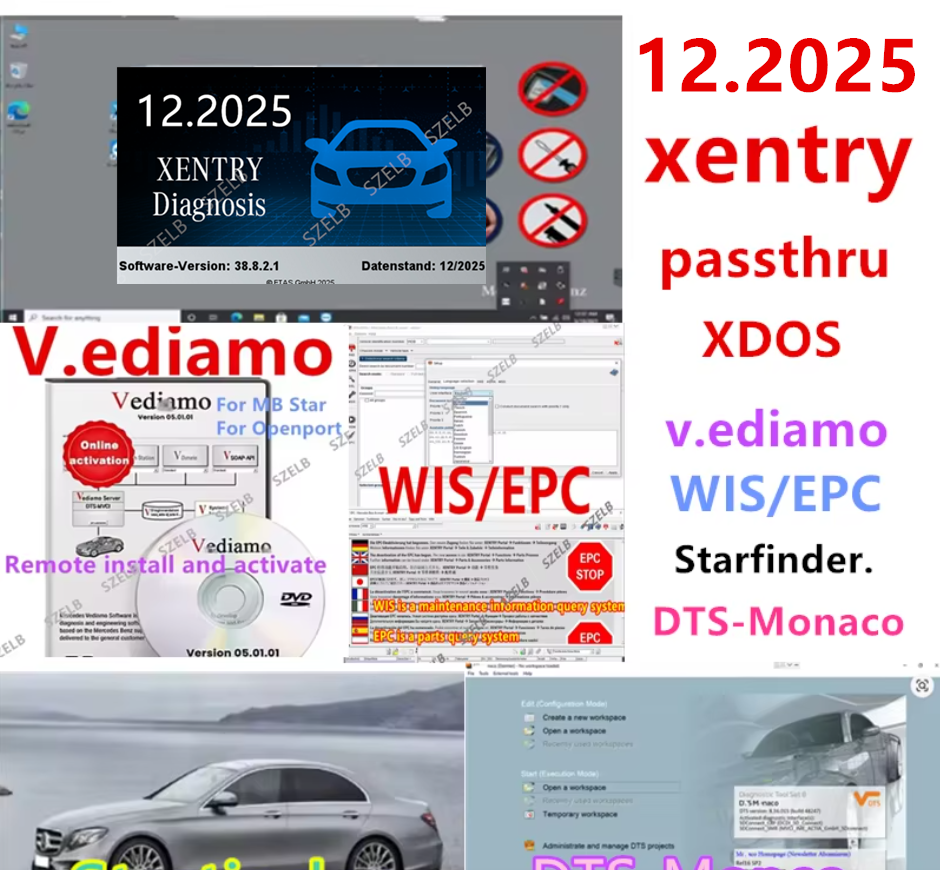 Xentry 2025.12 passthru / XDOS Full Version forMercedes-Benz