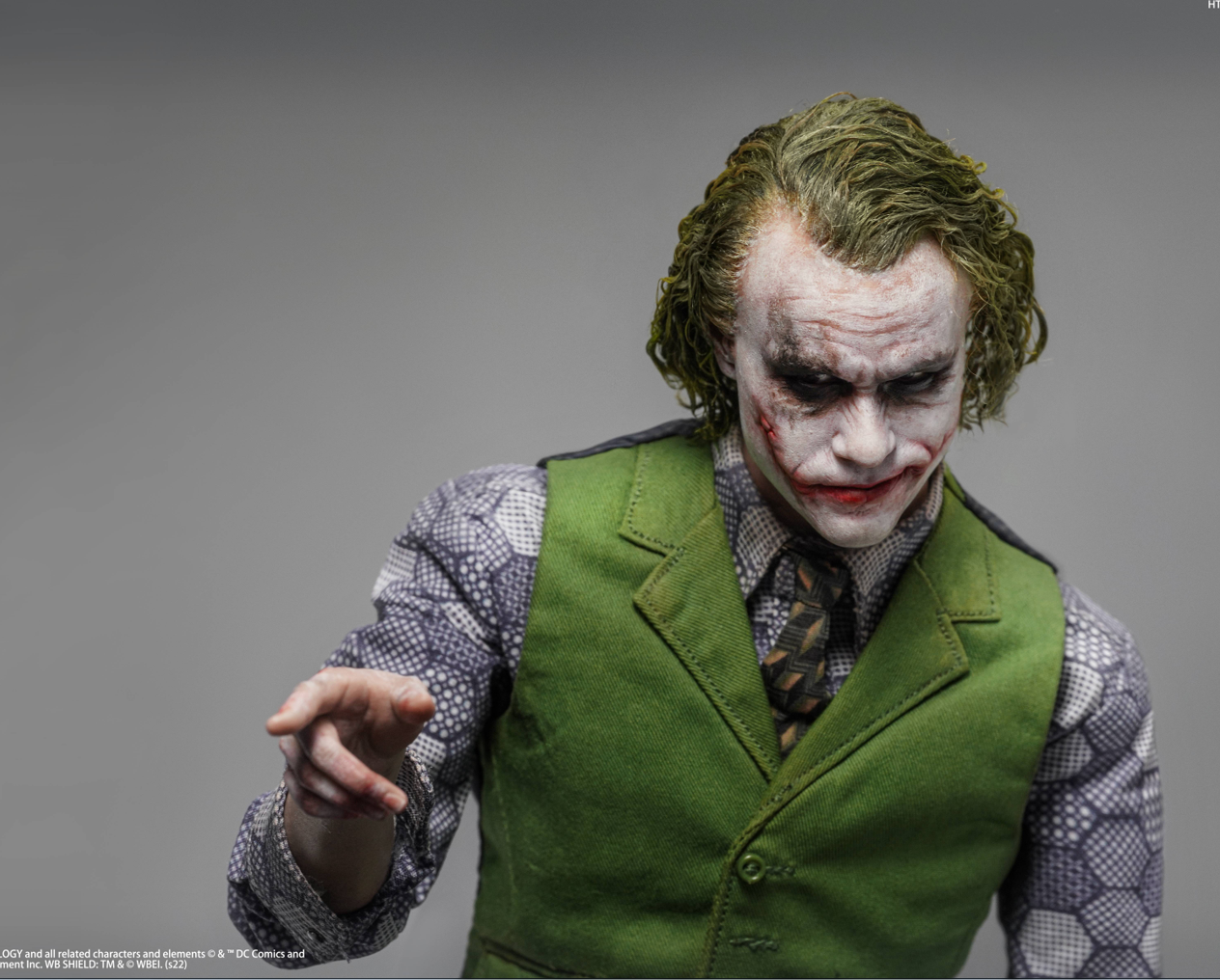 Figuras de ação originais do Joker Heath Ledger, coleção Advanced