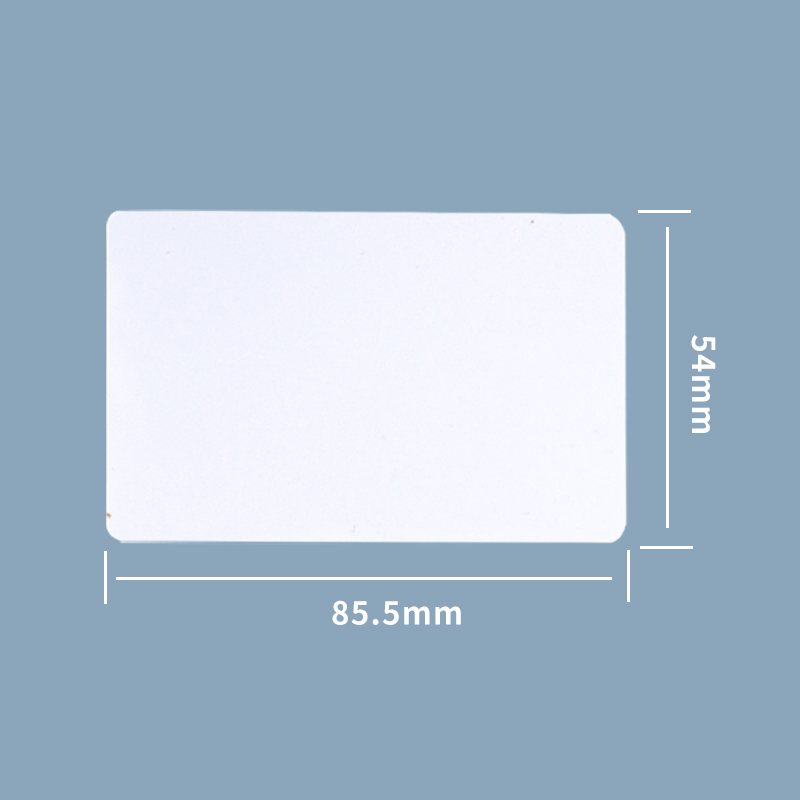 Rfid UHF 6C White PVC Card Size 85.5*54*0.84mm 860-960Mhz Standard