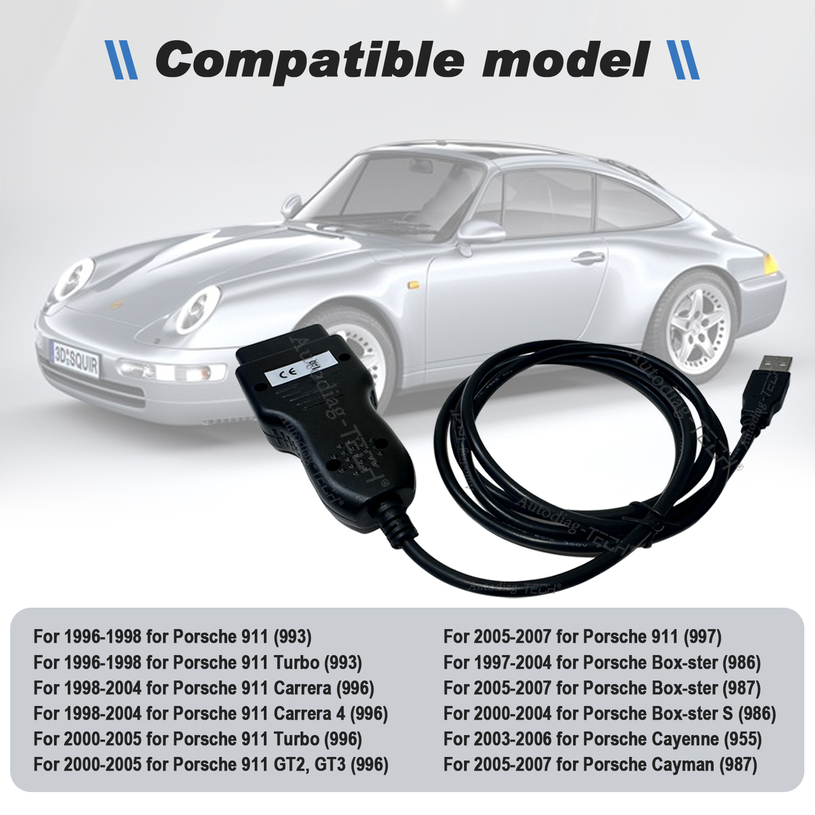 ポルシェ車用 Porsche PIWIS 診断ケーブル Du-rametric ソフトウェア
