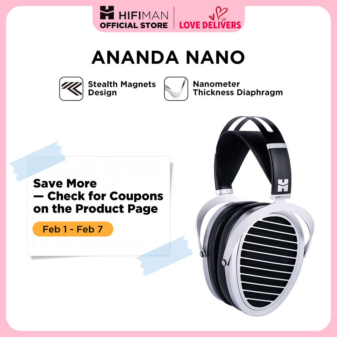 HIFIMAN ANANDA NANO Open-back Planar Magnetic Hi-Fi Headphones