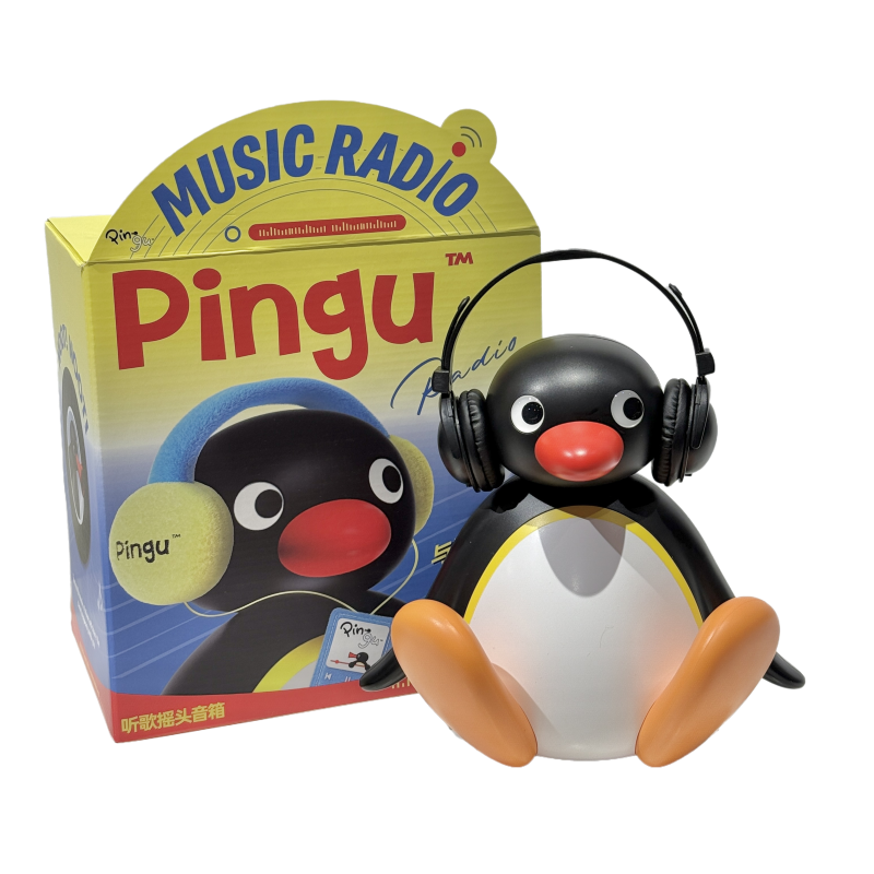 MARTube ピングー Bluetooth スピーカー音楽鑑賞首振りビッグベビー