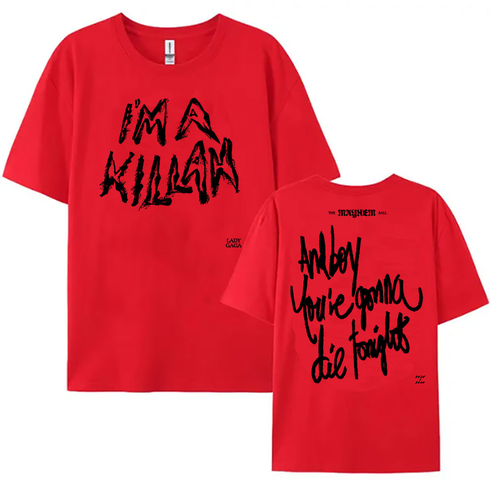 The MAYHEM Ball Tour 2025 2026 T-Shirt Lady Gaga Singer Graphic