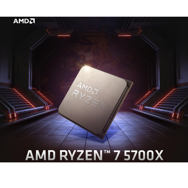 AMD Ryzen 7 5700X R7 5700X 3.4GHz 8-Core 16-Thread CPU Processor