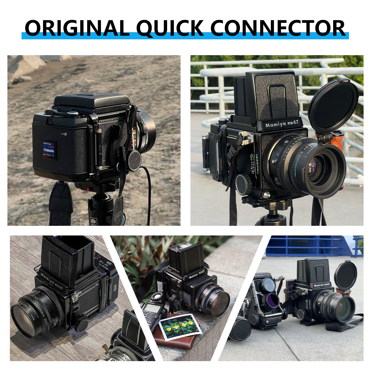 One pair Mamiya Neck Shoulder Lugs Strap Adapter Clips for Mamiya