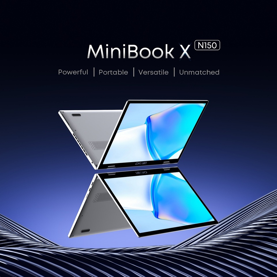 CHUWI MiniBook X Laptop Tablet 2 In 1 Intel N150/N100 10.51