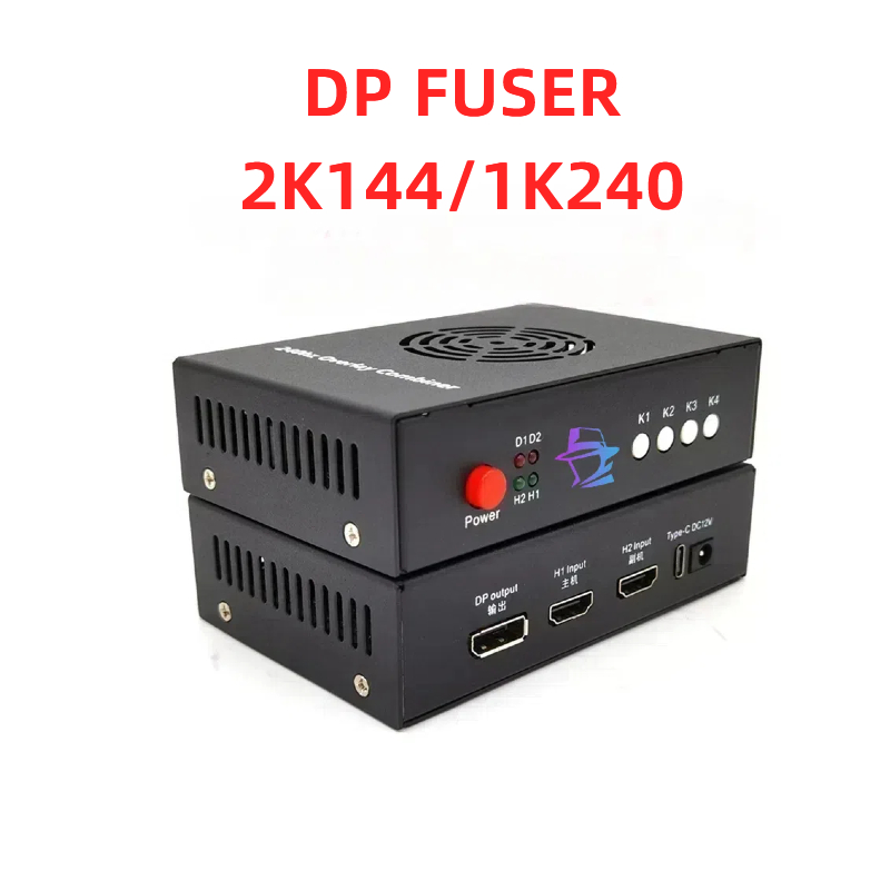 FuserDP240Hz DMA Video Overlay Box HDMI DMA Video Processor High
