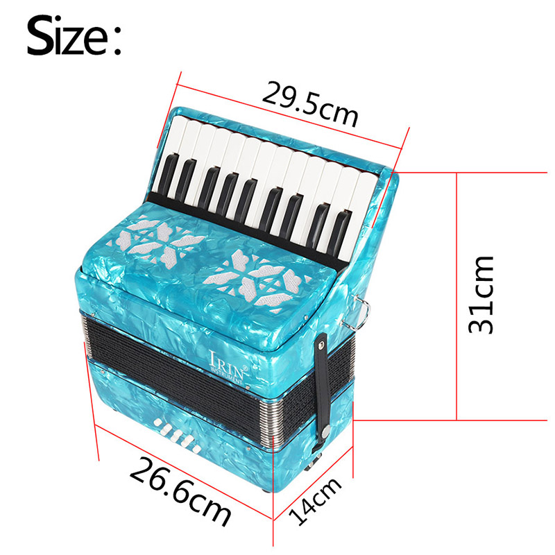 IRIN 41 キー 120 ベースアコーディオンコンサーティーナ