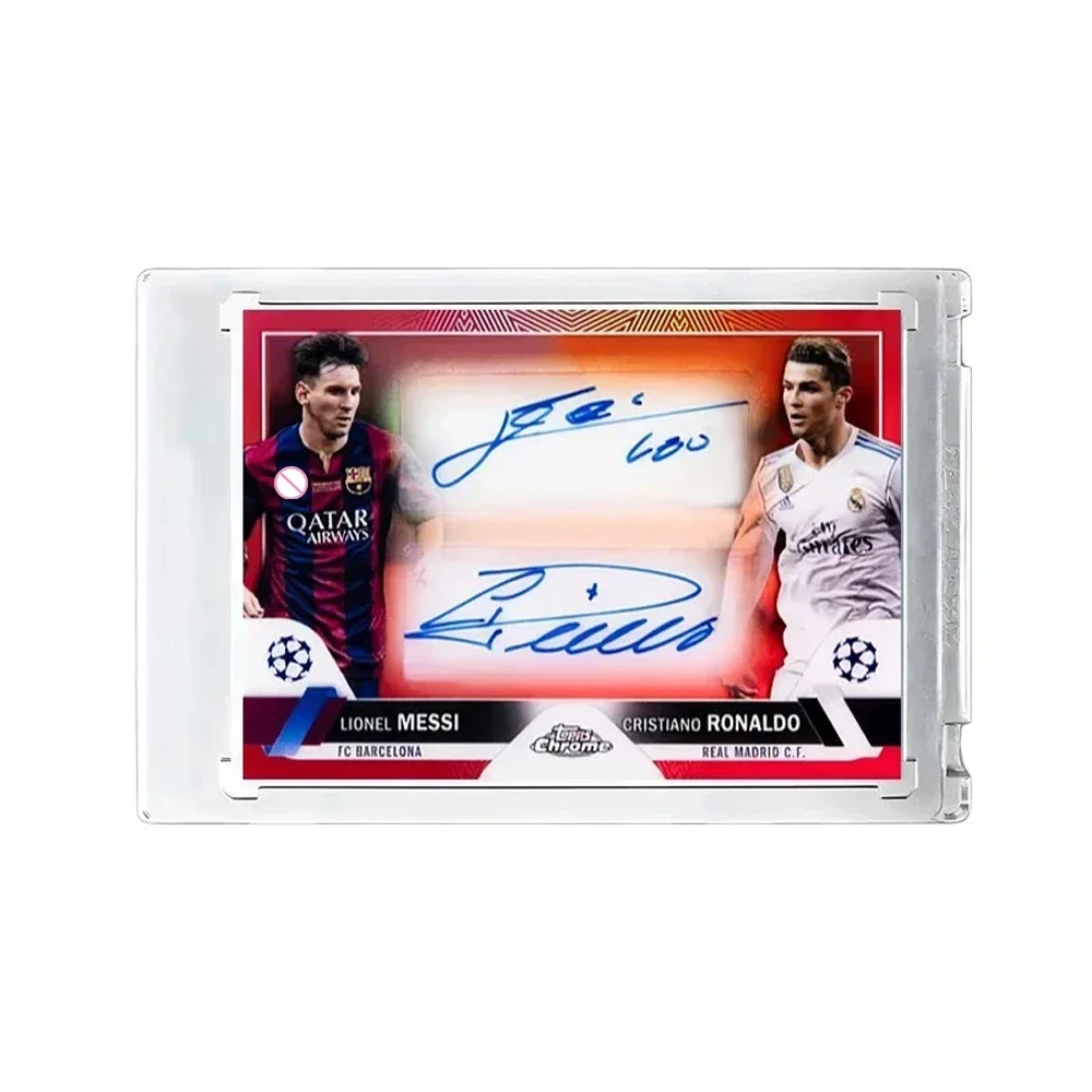 パニーニ自家製スター DIY カード メッシ ロナウド サイン入り