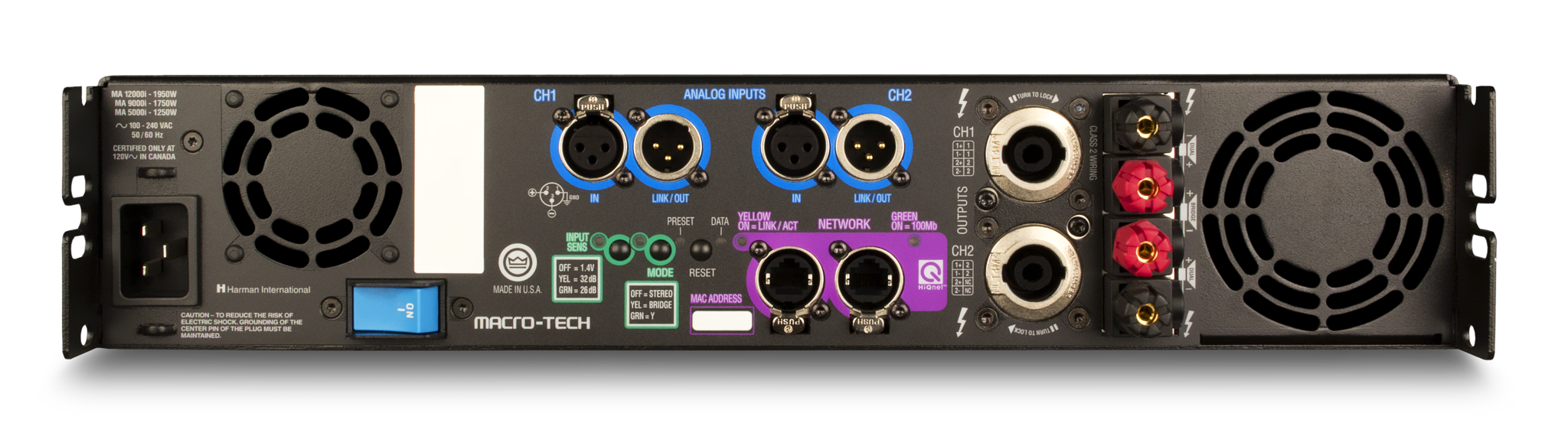 MA 5000i | Crown Audio - Professional Power Amplifiers | English