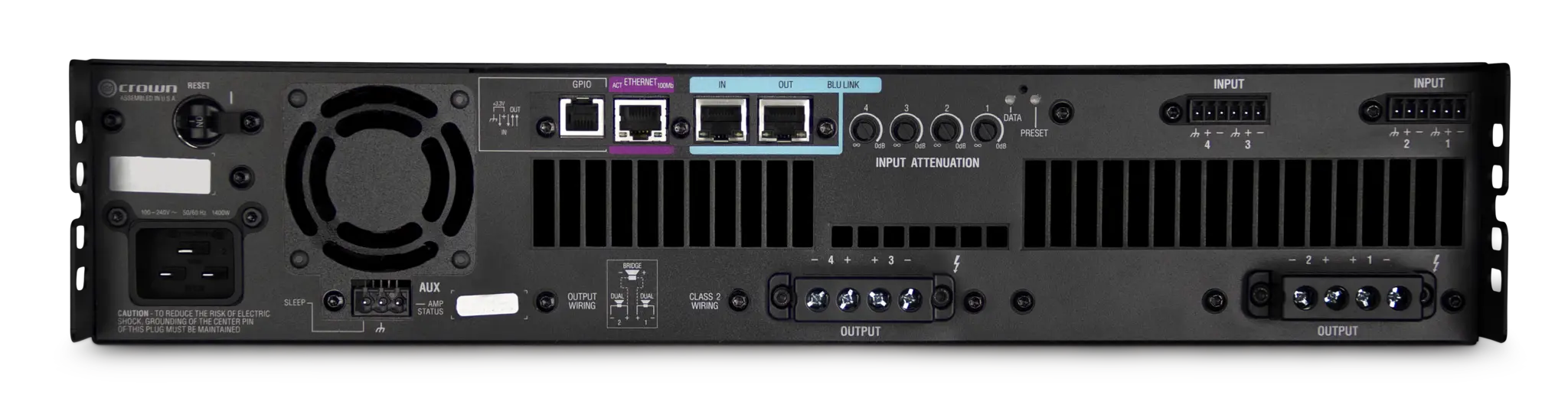 DCi 4|1250N | Crown Audio - Professional Power Amplifiers | English