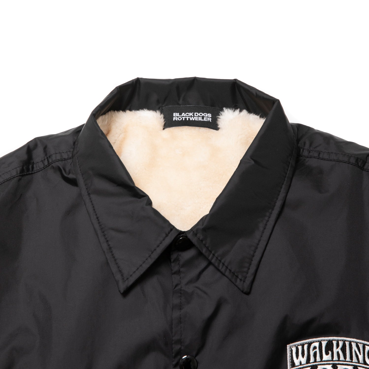 SALE】ROTTWEILER ロットワイラー WALKING DOG COACH JACKET - BLACK