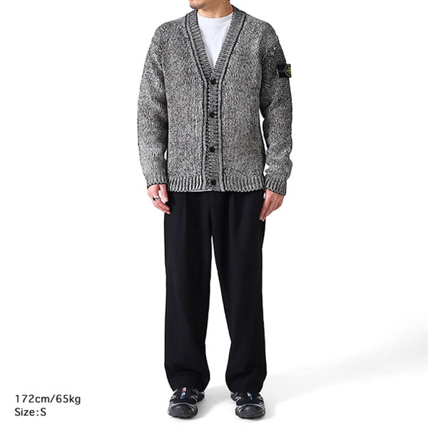 STONE ISLAND ストーンアイランド コットンシェニール カーディガン