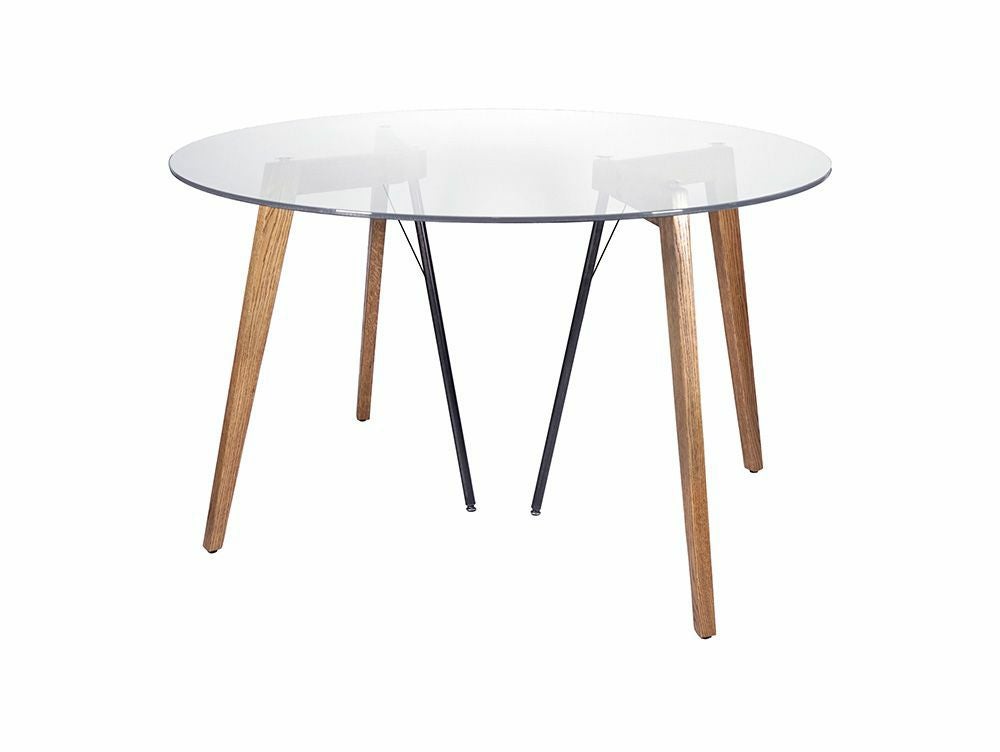 送料無料】Gノット ガラス テーブル 1200 ラウンド - a.depeche