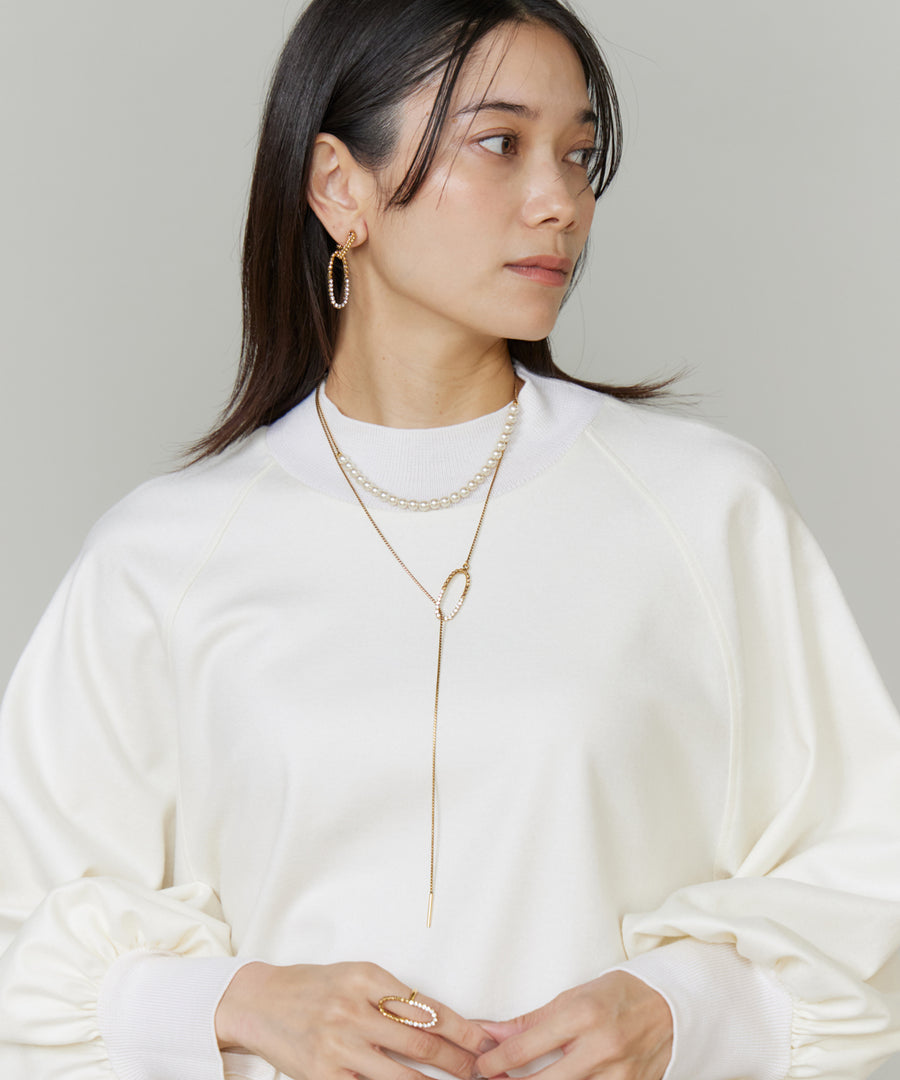 ADER.bijoux（アデルビジュー）｜CUTSTEEL sparkle pearl raliet