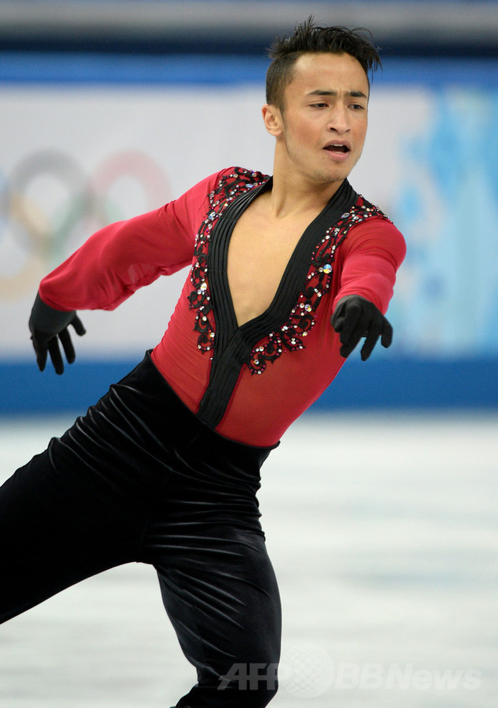 フィギュア男子SPで14位のアモディオ、ソチ五輪 写真12枚 国際ニュース