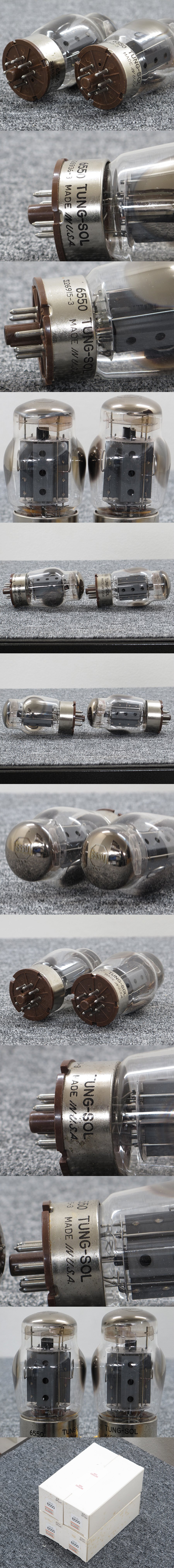 TUNG-SOL 6550 (4本) 真空管 ダルマ管 KT88互換球 USA製 @16680 / 中古