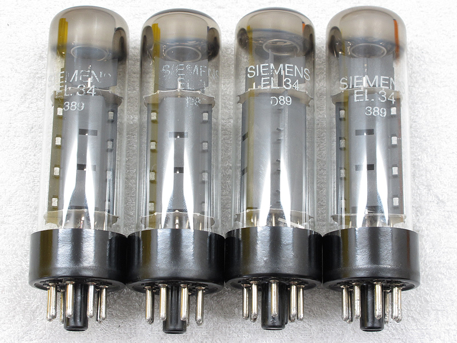 シーメンス SIEMENS EL34(4本) 真空管 @34429 / 中古オーディオ買取