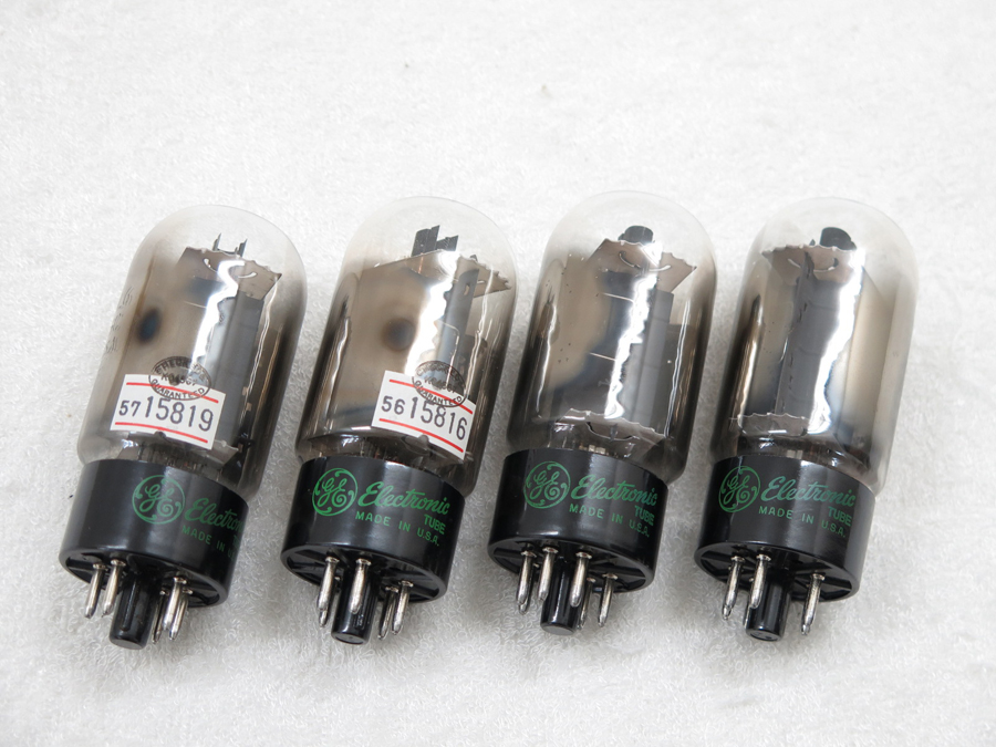 GE 6L6GC(4本) 真空管 緑文字 (4本) @33578 / 中古オーディオ買取